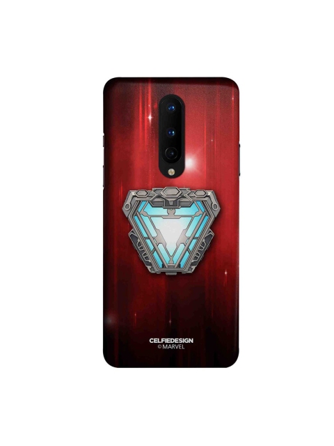 

CelfieDesign Red & White Iron Man Infinity Arc Reactor OnePlus 8 Slim Back Case