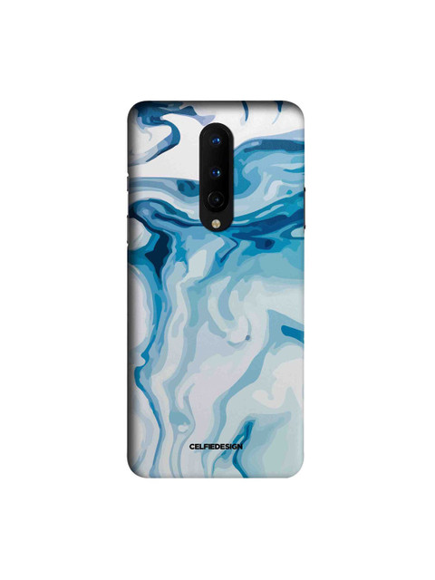 

CelfieDesign Blue & White Liquid Funk OnePlus 8 Slim Back Case
