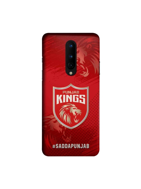 

CelfieDesign Red & Gold Punjab Kings Crest OnePlus 8 Slim Back Case