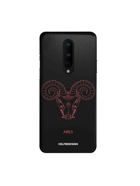 

CelfieDesign Black & Pink Aries OnePlus 8 Slim Back Case