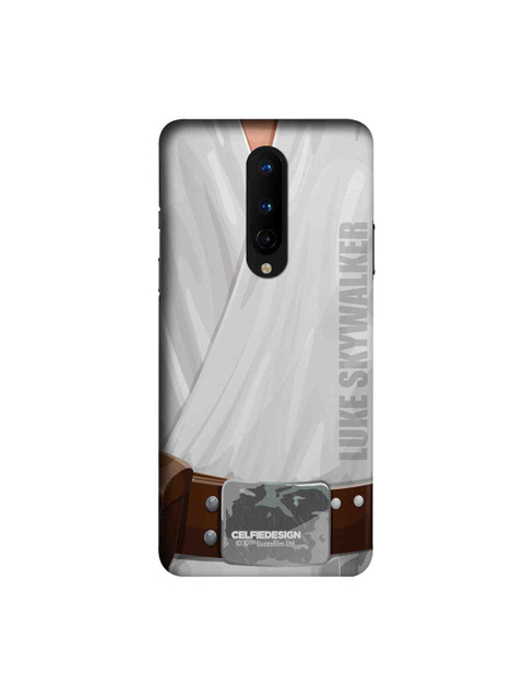

CelfieDesign Grey & Black Attire Luke OnePlus 8 Slim Back Case