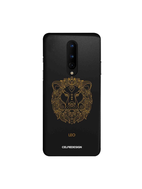 

CelfieDesign Black Leo OnePlus 8 Slim Back Case