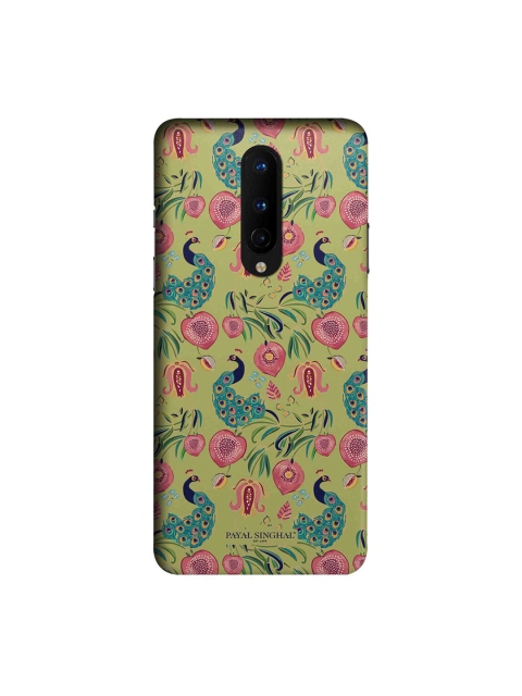 

CelfieDesign Multi-Coloured Payal Singhal Anaar and Mor OnePlus 8 Slim Back Case