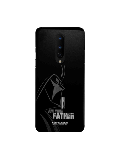 

CelfieDesign Black & Grey Typography Printed OnePlus 8 Slim Back Case
