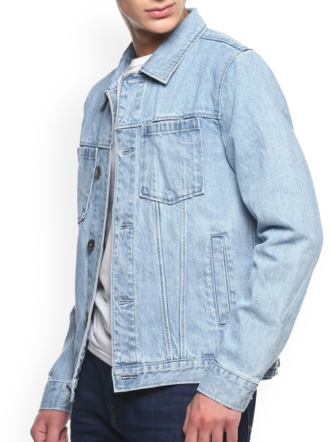 

Ted Baker Men Blue Washed Windcheater Denim Jacket