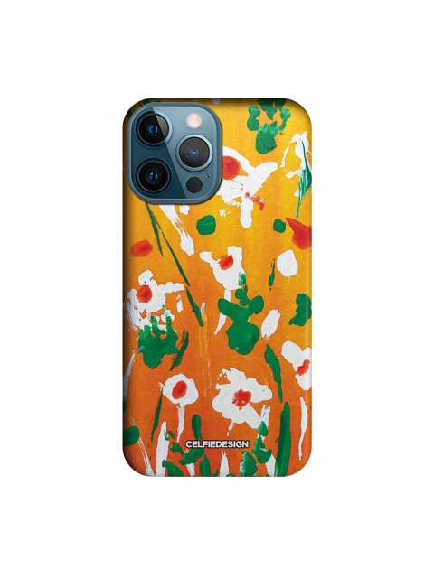

CelfieDesign Orange & White Blooming iPhone 12 Pro Max Slim Back Case
