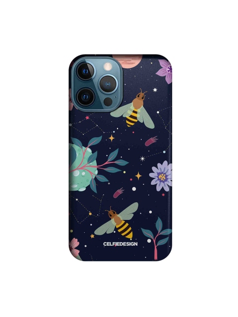 

CelfieDesign Blue & Green Space Bees iPhone 12 Pro Max Back Case