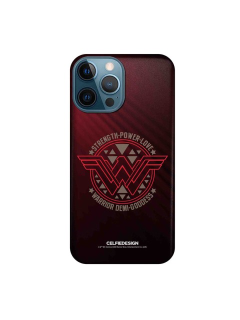 

CelfieDesign Red & Black Wonder Woman Stamp iPhone 12 Pro Max Slim Back Case