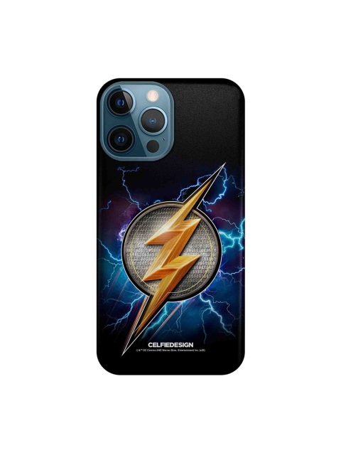 

CelfieDesign Blue & Yellow Flash Storm iPhone 12 Pro Max Slim Back Case