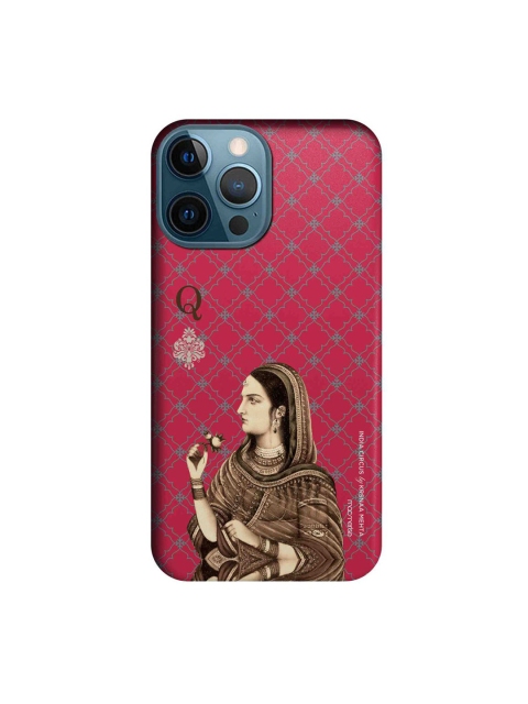

CelfieDesign Red & Brown Ban ja Rani iPhone 12 Pro Max Slim Back Case