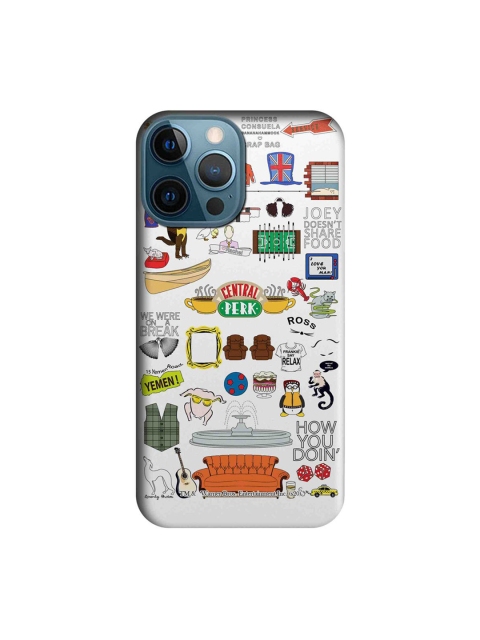 

CelfieDesign Multi-Coloured Friends Doodle iPhone 12 Pro Max Slim Back Case