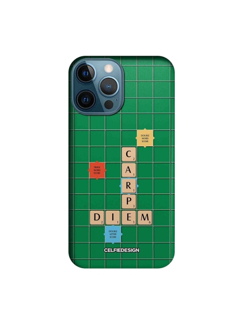 

CelfieDesign Green & Peach Scrabble Game iPhone 12 Pro Max Slim Back Case