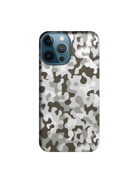 

CelfieDesign Olive-Green & White Camo iPhone 12 Pro Max Slim Back Case
