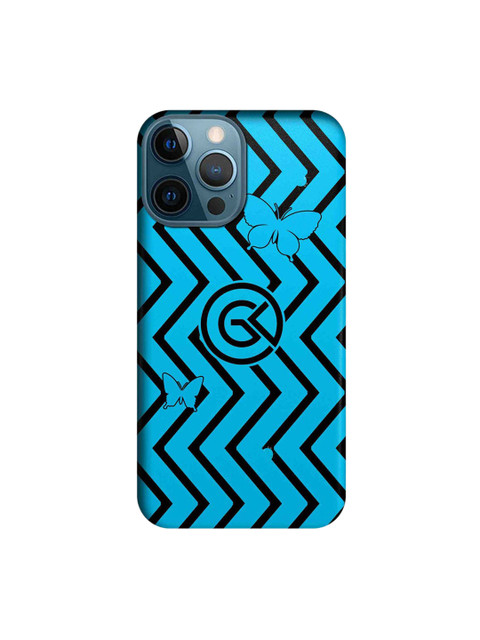 

CelfieDesign Blue & Black Bolt iPhone 12 Pro Max Slim Back Case