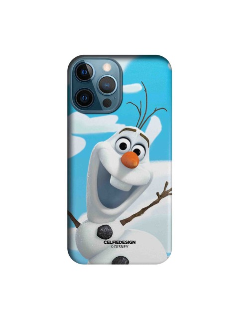 

CelfieDesign White & Blue Oh Olaf iPhone 12 Pro Max Slim Back Case