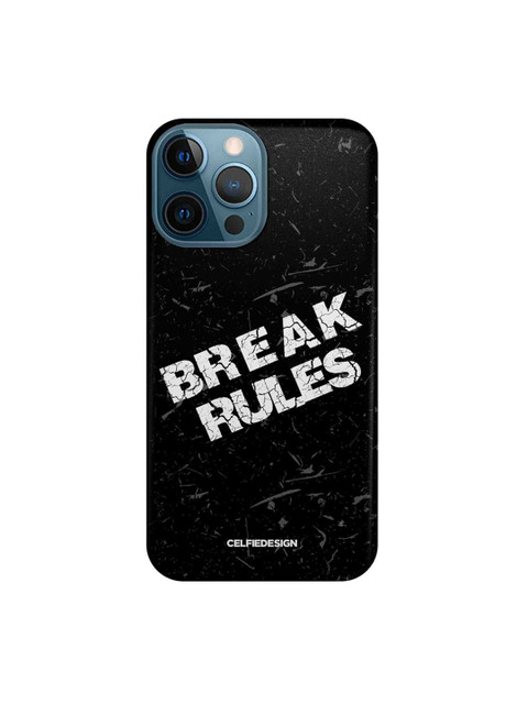 

CelfieDesign Black & White Break Rules iPhone 12 Pro Max Slim Back Case