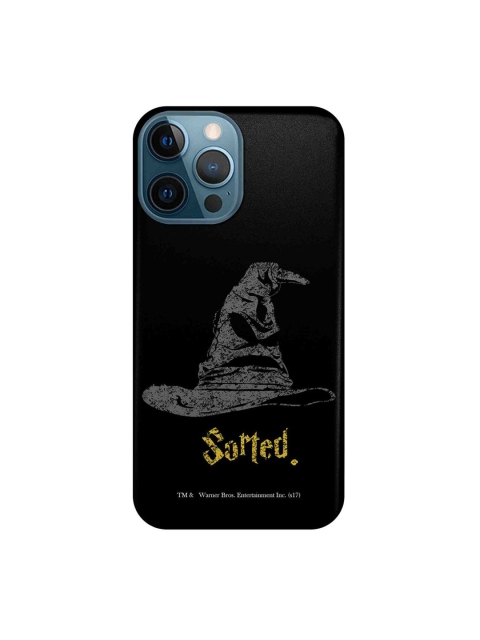 

CelfieDesign Black Sorting Hat Printed iPhone 12 Pro Max Slim Back Case