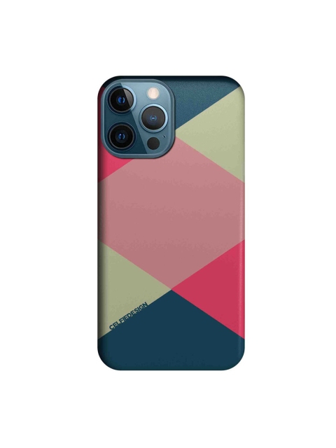 

CelfieDesign Pink & Blue Printed Plastic iPhone 12 Pro Max Slim Back Case