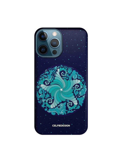 

CelfieDesign Navy Blue Starfish Mandala iPhone 12 Pro Max Slim Back Case