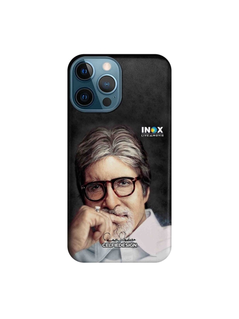 

CelfieDesign Black & white Inox BigB iPhone 12 Pro Max Back Case