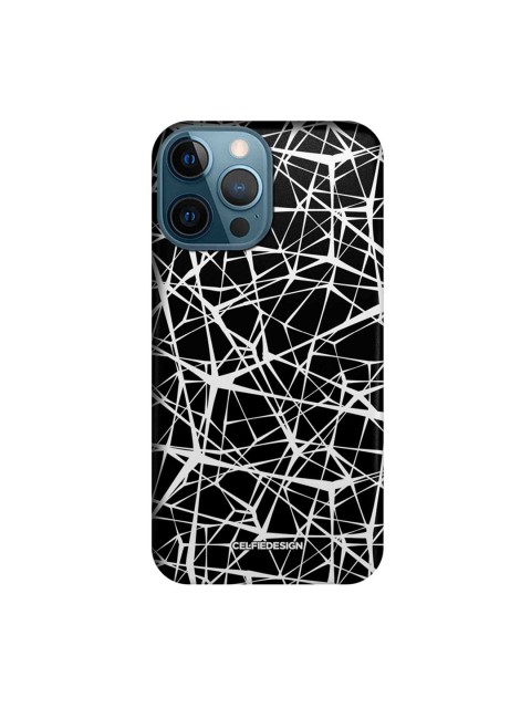 

CelfieDesign Black & White Grunge Web iPhone 12 Pro Max Back Case