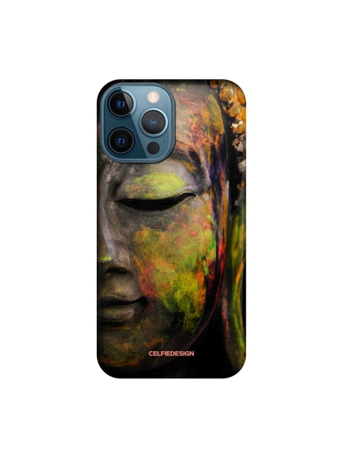 

CelfieDesign Grey & Green Buddha Art iPhone 12 Pro Max Slim Back Case