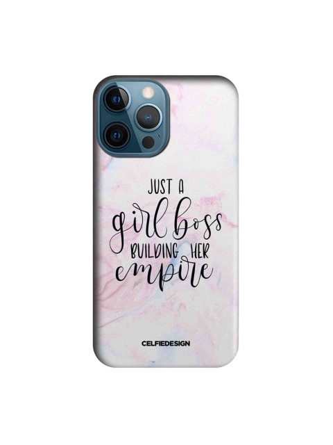 

CelfieDesign Pink & Black Girl Boss iPhone 12 Pro Max Slim Back Case