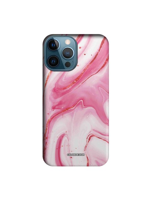 

CelfieDesign Pink & White Marble Mystic Cameo Printed iPhone 12 Pro Max Slim Back Case
