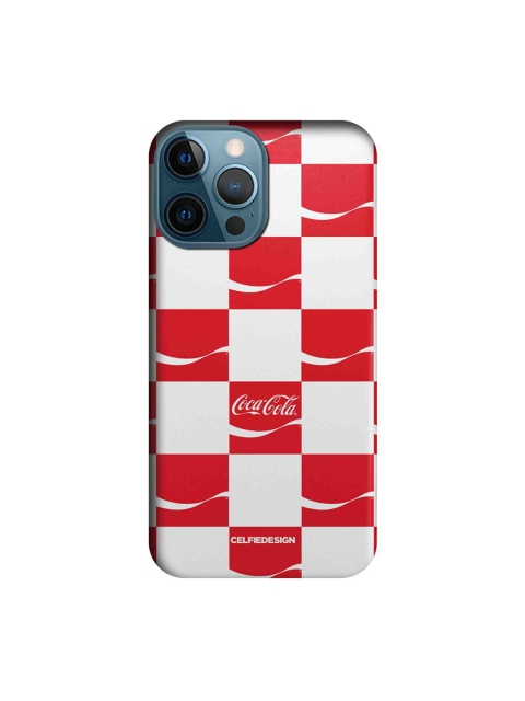 

CelfieDesign White & Red Dynamic Ribbon Printed iPhone 12 Pro Max Slim Back Case