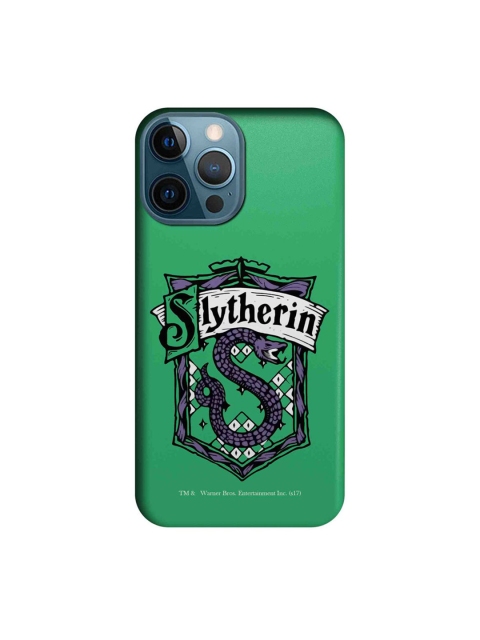 

CelfieDesign Green & Black Crest Slytherin Printed iPhone 12 Pro Max Slim Back Case
