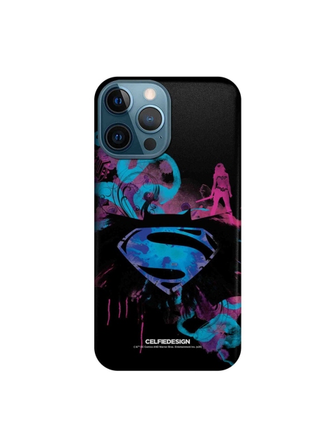 

CelfieDesign Black & Blue The Epic Trio Printed iPhone 12 Pro Max Slim Back Case