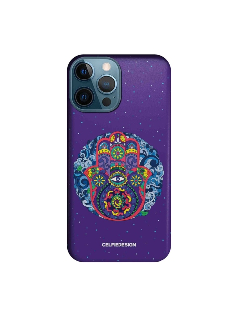 

CelfieDesign Purple & Blue Humsa Mandala iPhone 12 Pro Max Slim Back Case
