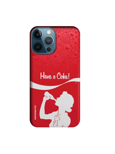 

CelfieDesign Red & White Have a Coke Girl iPhone 12 Pro Max Slim Back Case