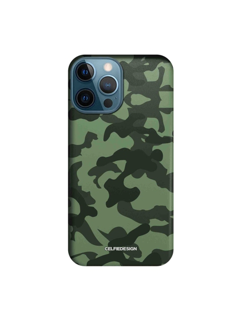 

CelfieDesign Green Camo iPhone 12 Pro Max Slim Back Case