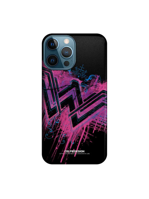 

CelfieDesign Pink & Black Wonder Woman Splatter iPhone 12 Pro Max Slim Back Case