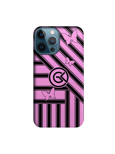 

CelfieDesign Pink & Black The Cycle Pink iPhone 12 Pro Max Slim Back Case