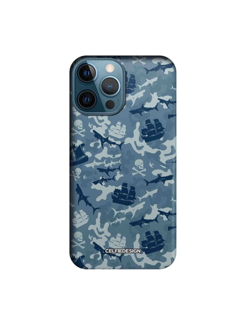 

CelfieDesign Blue Pirates Pattern Printed iPhone 12 Pro Max Slim Back Case