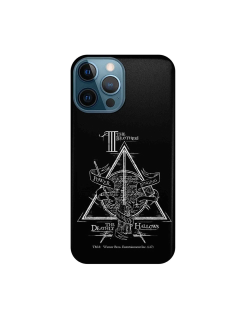 

CelfieDesign Black & White The Deathly Hallows iPhone 12 Pro Max Slim Back Case