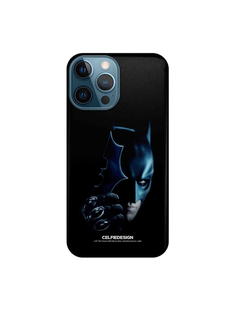 

CelfieDesign Black & Blue Printed Plastic iPhone 12 Pro Max Slim Back Case