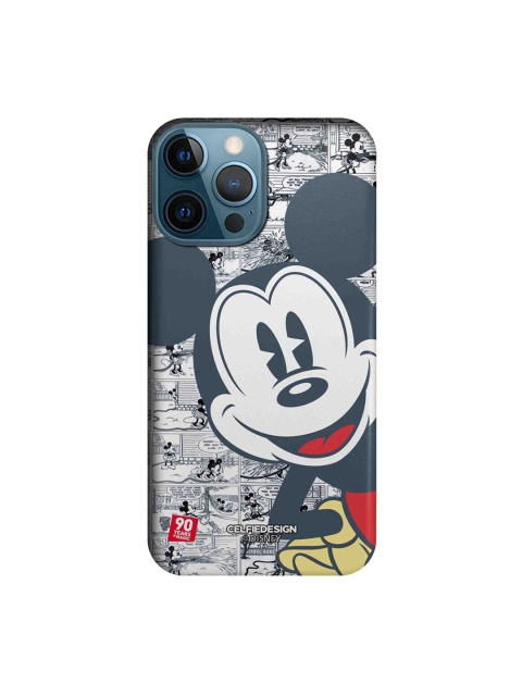 

CelfieDesign Grey & White Mickey Comicstrip Printed iPhone 12 Pro Max Slim Back Case