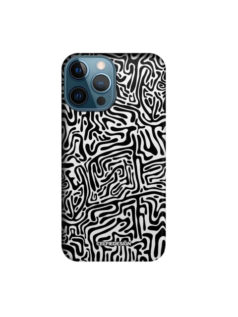 

CelfieDesign Black & White Maze Abstract iPhone 12 Pro Max Slim Back Case