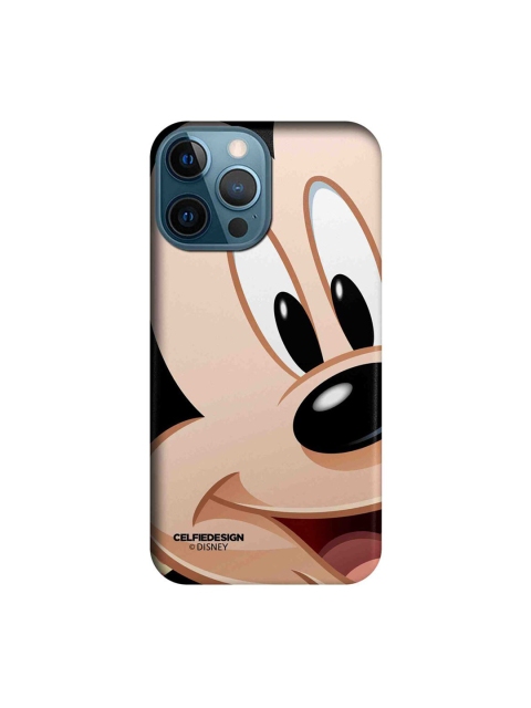 

CelfieDesign Beige & Black Zoom Up Mickey Plastic iPhone 12 Pro Max Slim Back Case