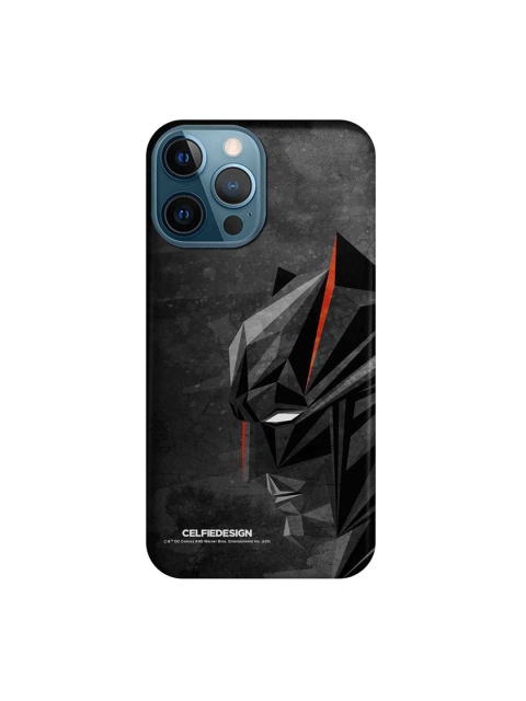 

CelfieDesign Grey & Black Batman Geometric Printed iPhone 12 Pro Max Slim Back Case