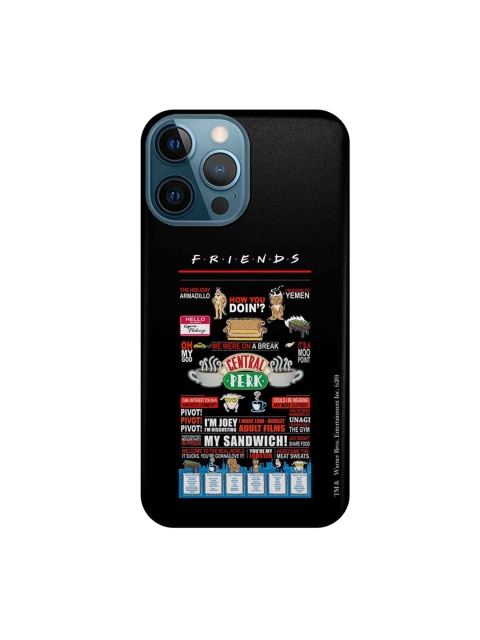 

CelfieDesign Black Friends Favorites Printed iPhone 12 Pro Max Slim Back Case