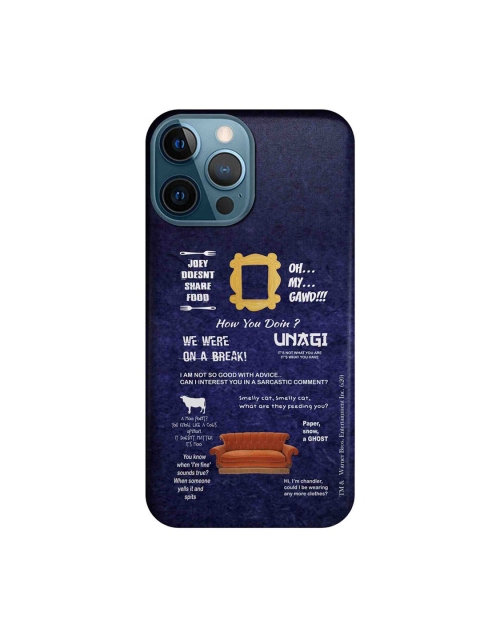 

CelfieDesign Blue & White Friends Essentials iPhone 12 Pro Max Slim Back Case