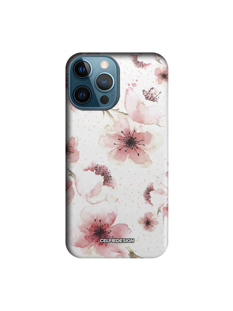 

CelfieDesign White & Pink Peach Pastels Printed iPhone 12 Pro Max Slim Back Case