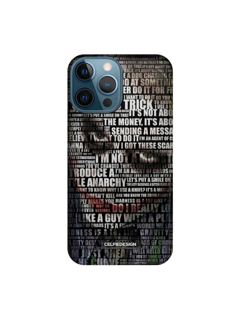 

CelfieDesign Black & White Joker Quotes iPhone 12 Pro Max Slim Back Case