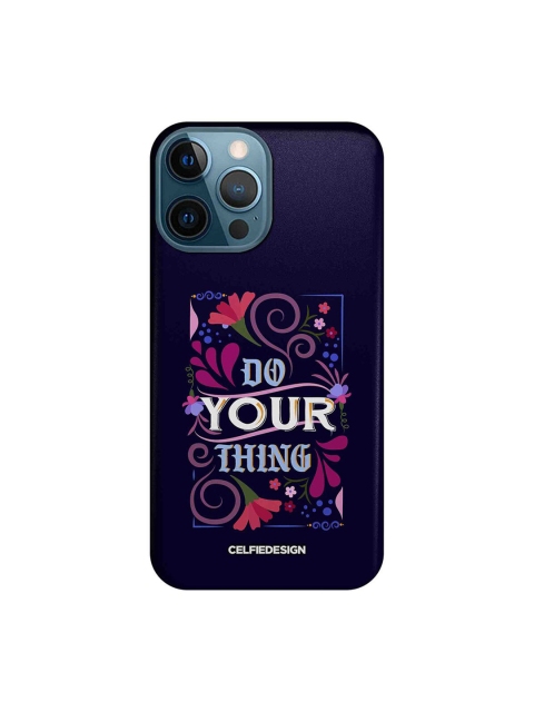 

CelfieDesign Blue & Purple Do Your Thing iPhone 12 Pro Max Slim Back Case