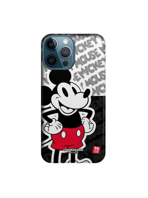 

CelfieDesign Black & Red iPhone 12 Pro Max Slim Back Case