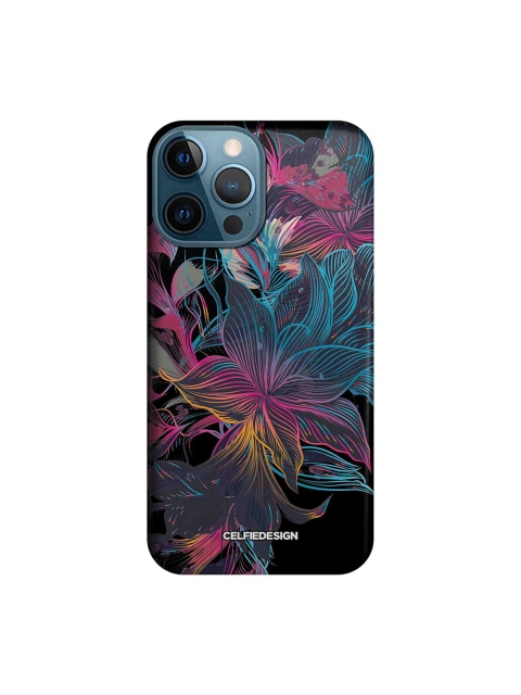 

CelfieDesign Multi-Coloured Neon Flowers iPhone 12 Pro Max Back Case